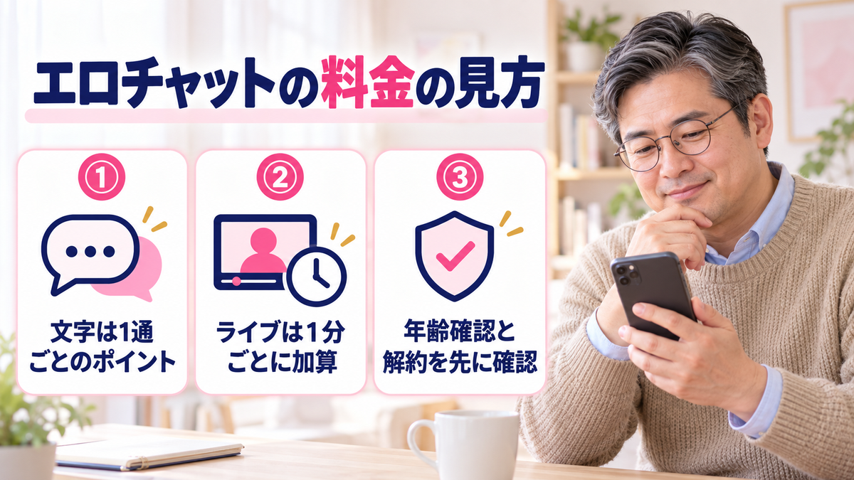 エロチャットの料金の見方