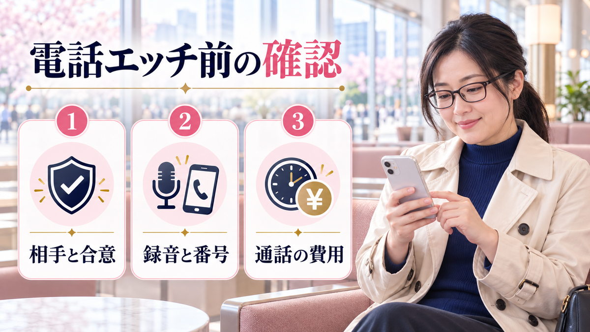 電話エッチ前の確認