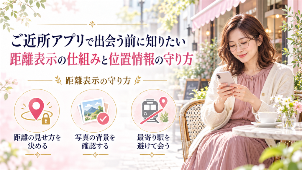 ご近所アプリで出会う前に知りたい距離表示の仕組みと位置情報の守り方