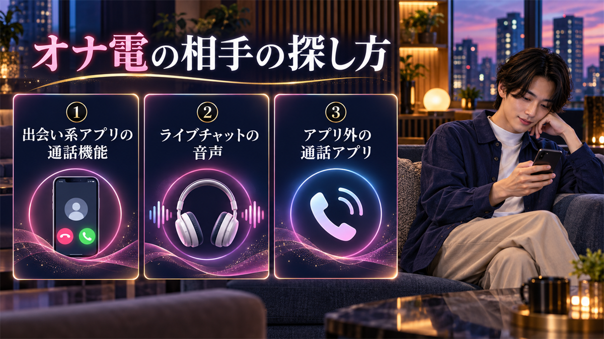 オナ電の相手の探し方