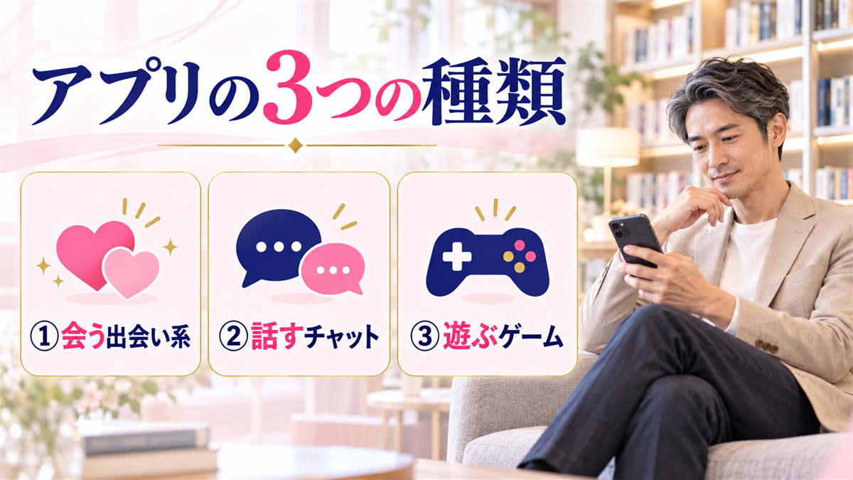 アプリの3つの種類